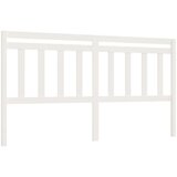  Posteljno vzglavje belo 206x4x100 cm trdna borovina, (20647302) | Shoptok.si