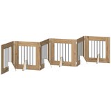  Vrata za pse s postoljem 6 pcs Hrast artisan 60 x 60 cm | Eponuda.ba