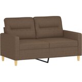  2-dijelni set sofa s jastucima smeđi od tkanine | Eponuda.ba
