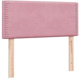 Box spring krevet s madracem ružičasti 80 x 220 cm baršunasti | shoptok.hr