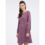 Orsay Pink and Purple Women's Patterned Dress - Women's Cene