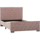 Furnova Posteljni okvir roza žamet 100x200 cm, (21931673) | Shoptok.si