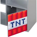 Minecraft REGAL 90/90/30 cm siva, večbarvno | Shoptok.si