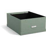 Bigso Kartonska kutija za pohranu plavozelena s poklopcem 34,5x45x18,5 cm Katrin Canvas Paper Laminate – | shoptok.hr