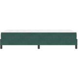 Postelja z vzmetnico z vzmetnico Temno zelena 80 x 220 cm blago, (5000125837) | Shoptok.si