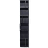 WOOOD Črna modularna knjižna polica iz masivnega bora 196x210 cm Finca – | Shoptok.si