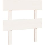  Uzglavlje za krevet bijelo 103,5x3x81 cm od masivne borovine | shoptok.hr