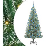vidaXL Umjetno božično drevo s snežno obloženimi vejicami in LED lučko | Shoptok.si