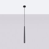 Nice Lamps Črna viseča svetilka ø 8 cm Bliss – | Shoptok.si