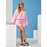 Sinsay Pamučna bluza puf rukava | shoptok.hr
