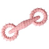 INF TPR igrača za žvečenje psov - interaktivna igrača za izraščanje zob za mladiče in pse Pink, (5000125603) | Shoptok.si