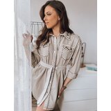 DStreet Sukienka jeansowa RAFAELA beżowa | ePonuda.com