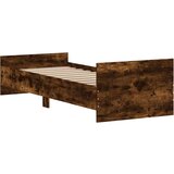  Kreveta boja hrasta 75x190 cm mali od konstruiranog drva | shoptok.hr