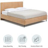 Bonami Selection Senf žuti tapecirani bračni krevet s podnicom 180x200 cm Noira Slim – | shoptok.hr