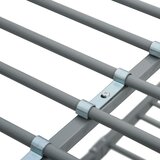 Krevet na kat sivi metalni 90 x 200 cm | Eponuda.com