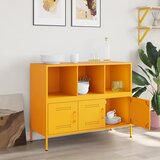  Komoda boja senfa 100,5 x 39 x 79 cm čelični | shoptok.hr