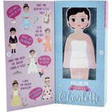Floss&Rock® magnetna lesena lutka za oblačenje magnetic dress up princess charlotte | Shoptok.si