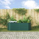  Povišena gredica Zelena 240 x 80 x 81 cm Čelik | shoptok.hr