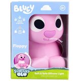 BLUEY Punjiva silikonska lampica SquishyGlo - Floppy | shoptok.hr
