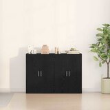  Kreveta 2 pcs Crni hrast 60 x 31 x 84 cm Konstruirano drvo | shoptok.hr