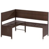 Gardenson Vrtni Set Lambada, Temno Rjava, Z Blazino, 2-Delni | Shoptok.si
