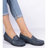Gemre Navy women's wedge loafers Zorani | Shoptok.si
