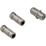 0403535 set F- konektorja vodotesen Priključki: F-vtič\, F-vtičnica\, F-vtičnica\, F-vtič Premer kabla: 7 mm 1 set, (20432121)