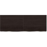  Kupaonska radna ploča tamnosmeđa 140x50x(2-6) cm tretirano drvo | shoptok.hr