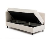 Bonami Selection Bež oblazinjena postelja s prostorom za shranjevanje z vzmetnico 90x200 cm Avela – | Shoptok.si