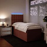 Box spring krevet s madracem ružičasti 90x190 cm baršunasti | shoptok.hr