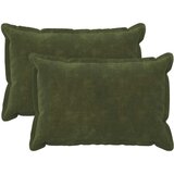vidaXL okrasna prevleka za vzglavnik Houten, mikrovlakna, zelena, 40×60 cm, 2 kos Cene