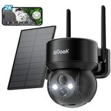 IEGeek Zunanja brezžična solarna varnostna kamera, 2K HD ločljivost, nočni vid do 33ft, zaznavanje gib, (5000137811) Cene
