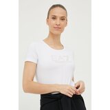 Ea7 Emporio Armani Majica kratkih rukava za žene, boja: bijela | shoptok.hr
