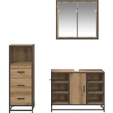 vidaXL set namještaja za kupaonicu 3 pcs hrast artisan 80 x 33 x 60 cm | shoptok.hr