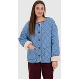 24COLOURS Quilted Denim Jakna blau | Shoptok.si