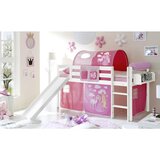 MID.YOU Igralna Postelja Manuel, 90x200, Roza, Tobogan | Shoptok.si