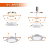 DA LIGHT 6x 120×26mm 9 W LED vgradni reflektorji | Shoptok.si