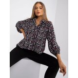 ZULUNA Blouse-CHA-BZ-3303-1.34-black-pink | Shoptok.si
