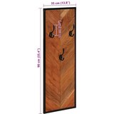 vidaXL Stojala za plašče 2 kosa 35x1x90 cm masivni les akacija | Shoptok.si