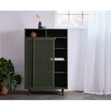 Unique Furniture Tamno zeleni metalni ormarić s kliznim vratima 90x140x40 cm Veep – | shoptok.hr