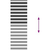 vidaXL idaXL Zebra senčilo črna 80x230 cm tkanina širina 75,9 cm poliester | Shoptok.si
