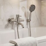 REA Bath Baterija za kadu Rea Lungo Stripe Brush Nickel | shoptok.hr