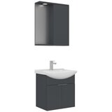 Hanah home Kupatilski ormarić sa umivaonikom i ogledalom (2 komada) Purus 55 982 | Eponuda.com