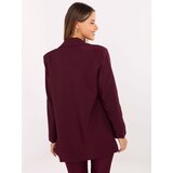 RUE PARIS Blazer-IT-MA-FL8315.85-burgundy | Shoptok.si