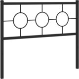 vidaXL Metalno uzglavlje crno 107 cm Cijene