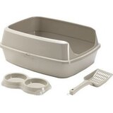 Moderna Toalet za mačke Starterkit, Sivi | Eponuda.com