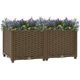  Povišena gredica 80 x 40 x 38 cm od polipropilena | shoptok.hr