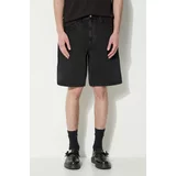 thisisneverthat Traper kratke hlače Washed Denim Short za muškarce, boja: crna, TN240DSO5S01