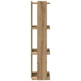  Regal za knjige s 3 razina boja hrasta 60x30x120 cm drveni | Eponuda.ba
