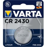 Varta Baterija litijska, CR2430, 3 V, dugmasta, blister 1 kom Cijene